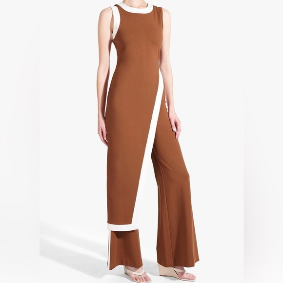 STAUD Pointer Top in tan brown- size small - Picture 4 of 17